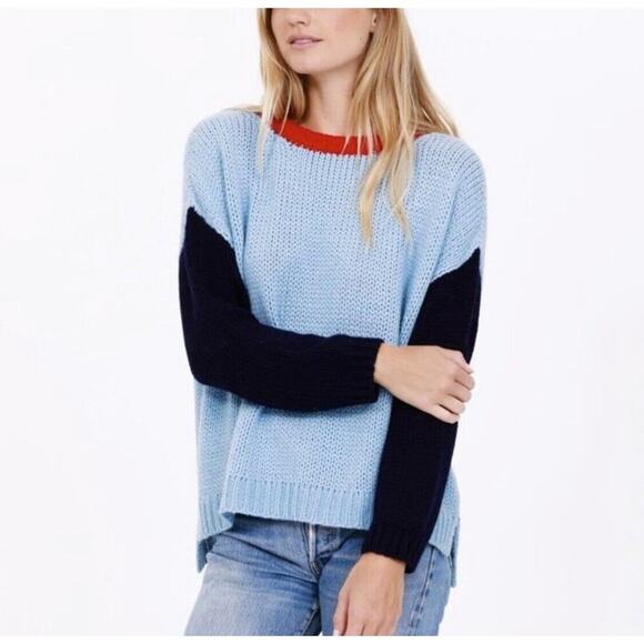 XiRENA Sweaters - Xirena Big Sky Apres Ski Oversized Slouchy Alpaca Blend Colorblock Sweater S